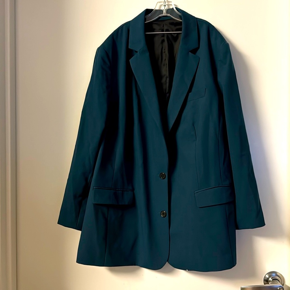 Suit Shop Tailored Women’s Teal Blazer Size 18R